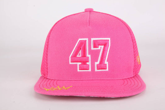 Pink Paisley Snapback Cap