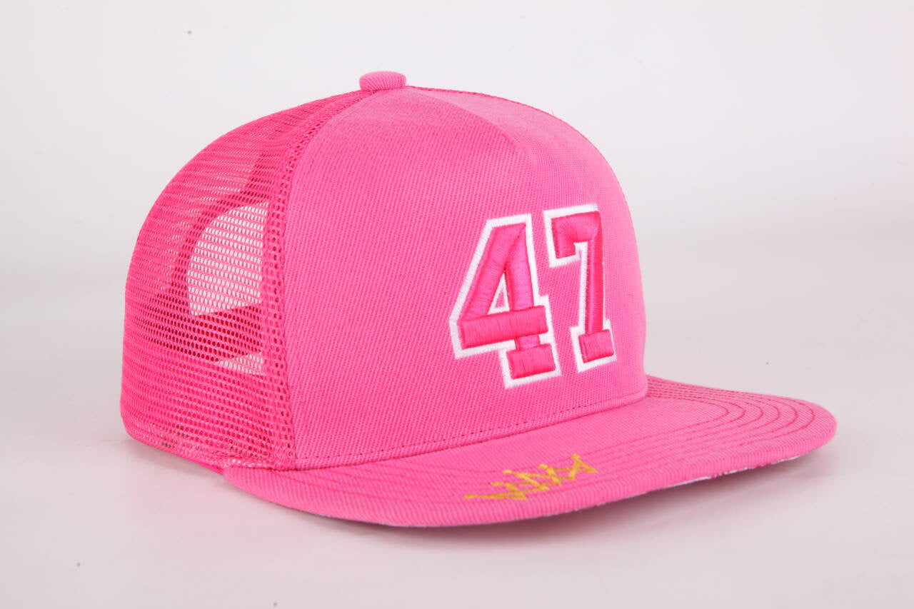 Pink Paisley Snapback Cap
