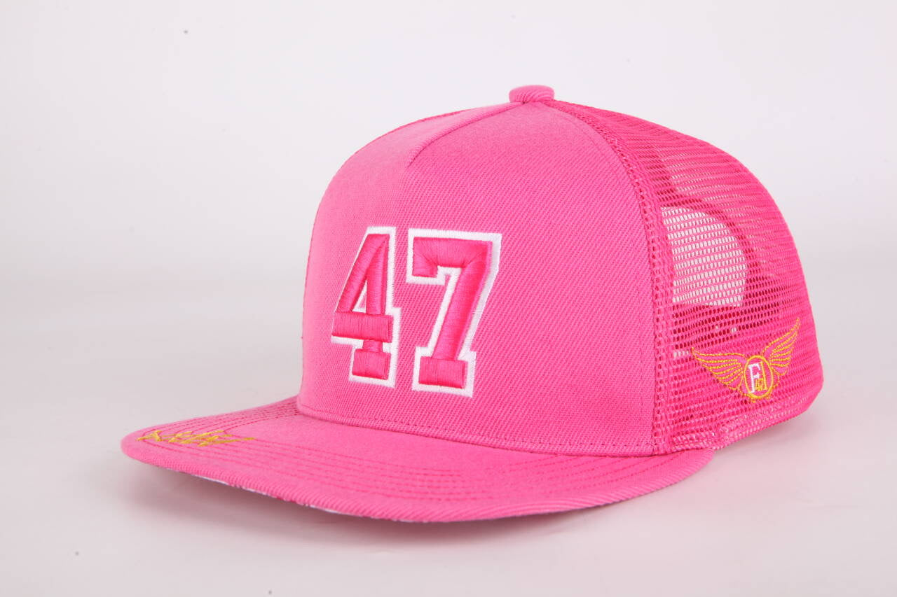 Pink Paisley Snapback Cap